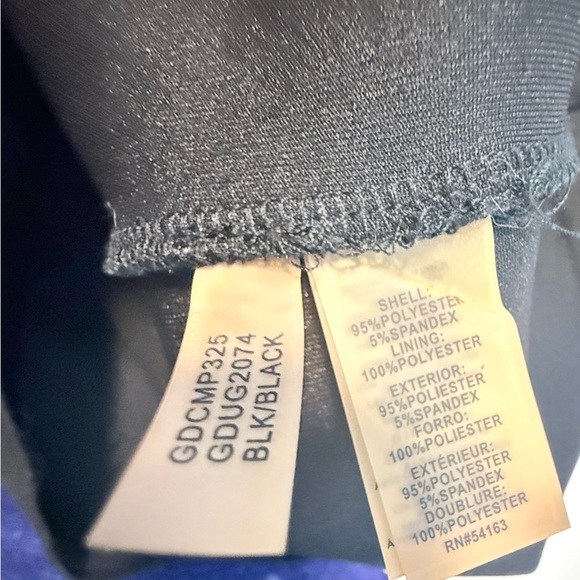 Guess Black Asymmetrical Wrap Mini Dress - Picture 8 of 9